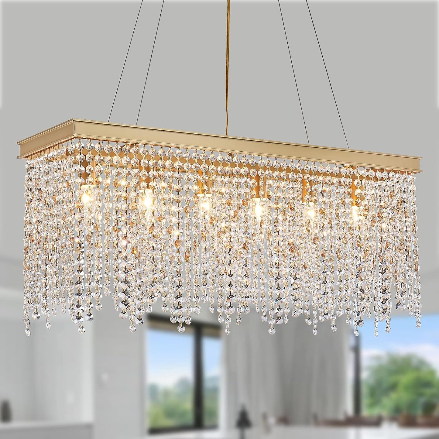 Diamond Curtain Crystal Chandelier