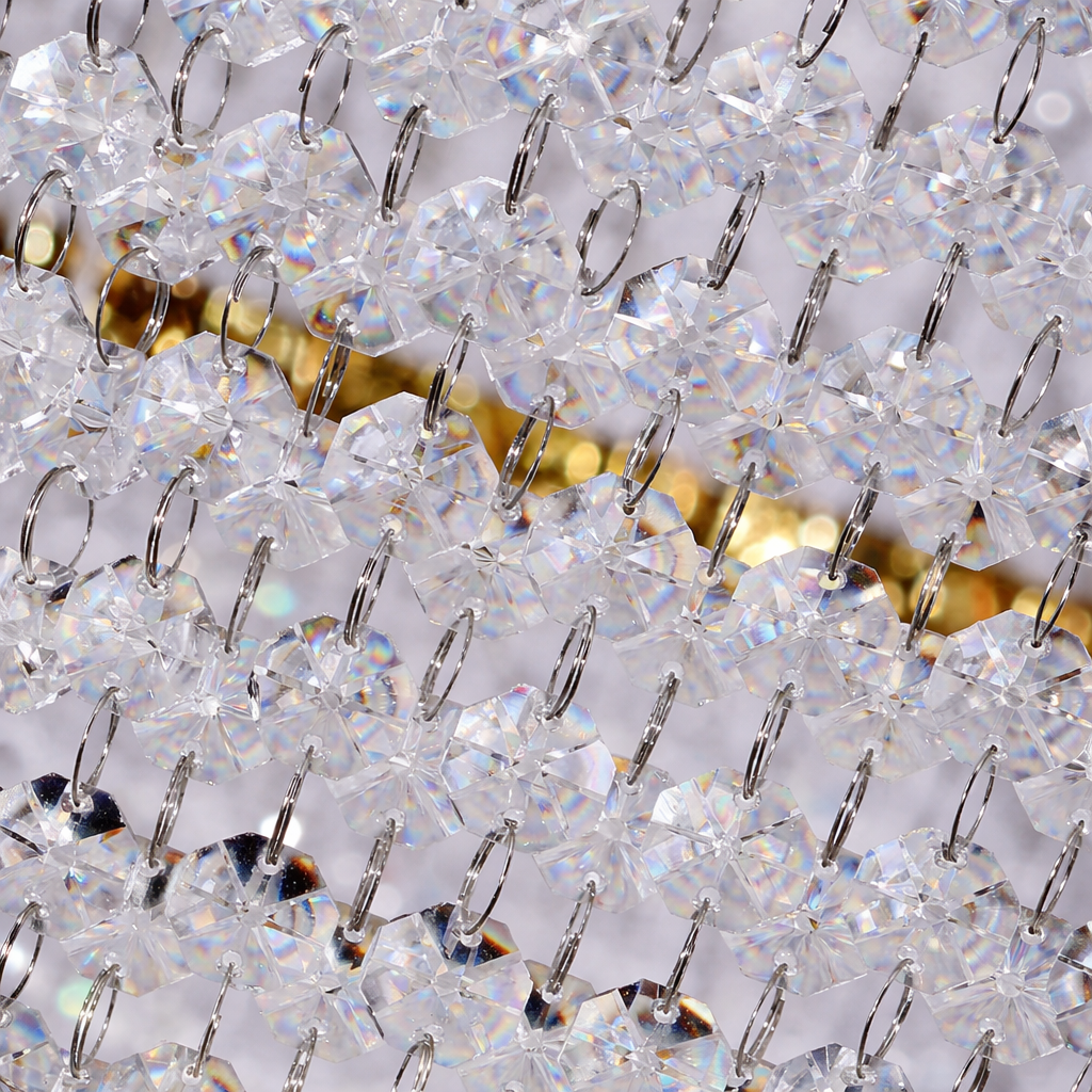 Imperial Drizzle 7-Tier Double Height Crystal Chandelier