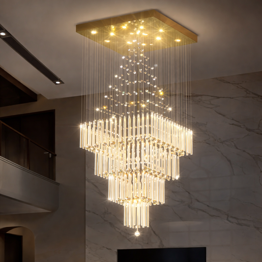 Crystal Majesty 4-Tier Chandelier