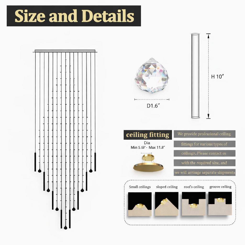 Crystal Majesty 4-Tier Chandelier