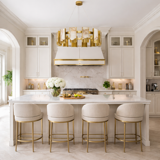 Solvane Veil Alabaster Chandelier