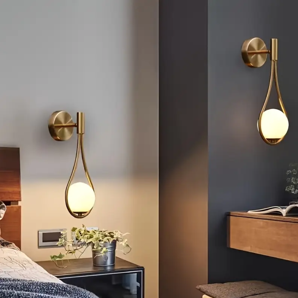 Tear Drop Glow Wall