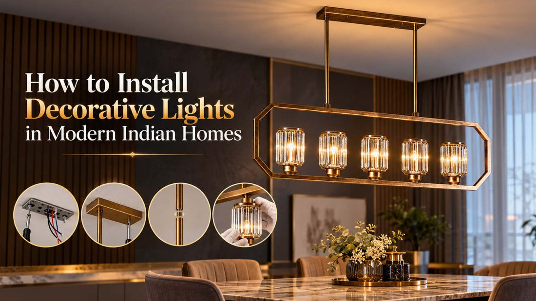 How to Install Decorative Lights in Modern Indian Homes
