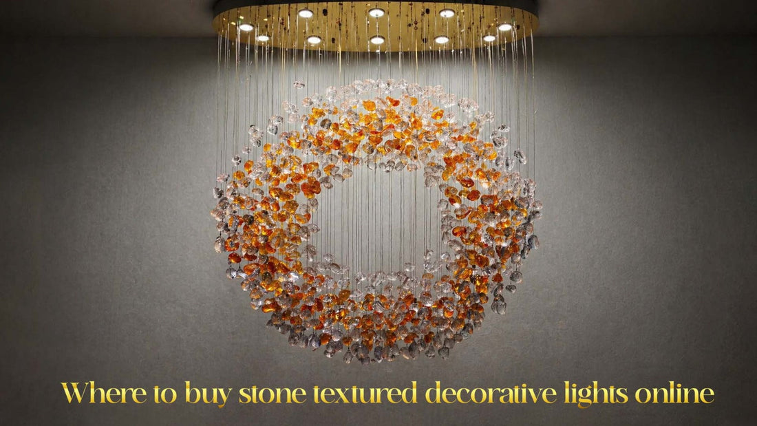 Stone textured decorative lights available on online stores