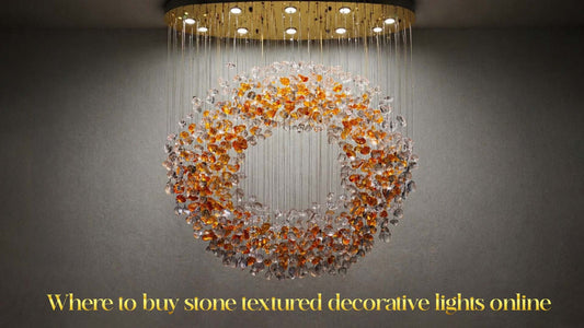 Stone textured decorative lights available on online stores