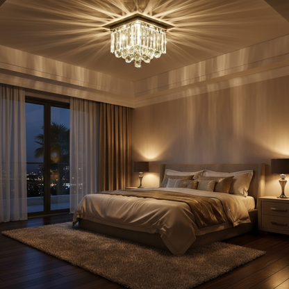 Sparkle Square Crystal Chandelier