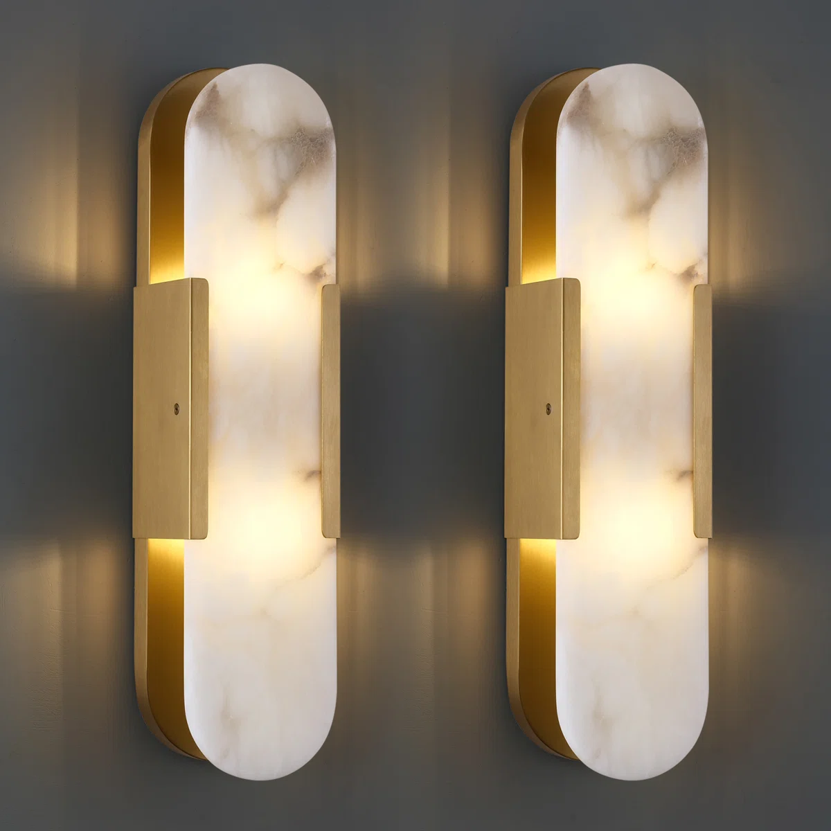 NovaEdge Alabaster Wall Light