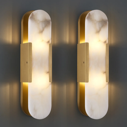 NovaEdge Alabaster Wall Light