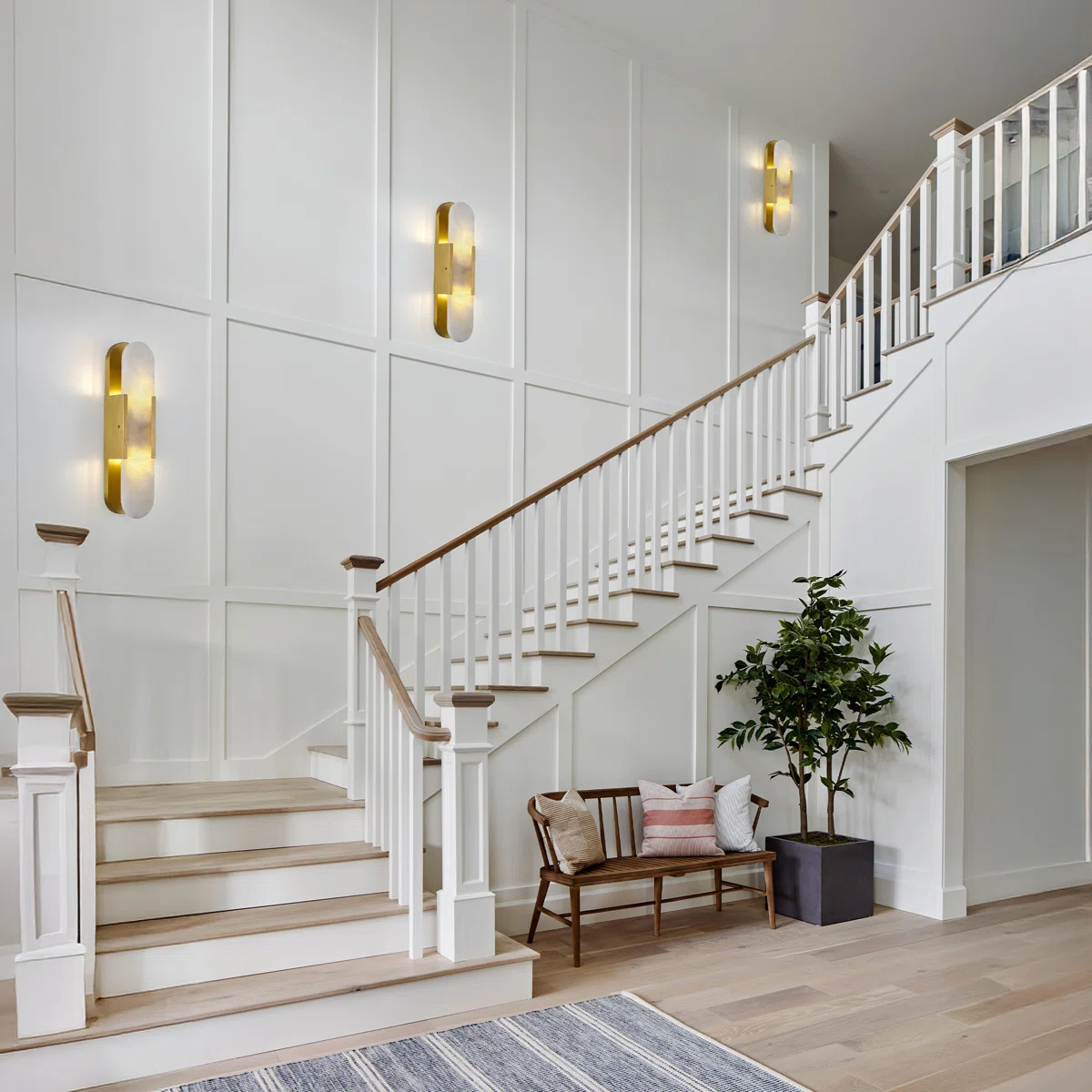 NovaEdge Alabaster Wall Light