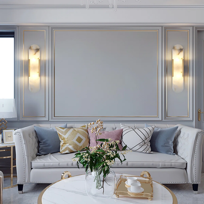 NovaEdge Alabaster Wall Light