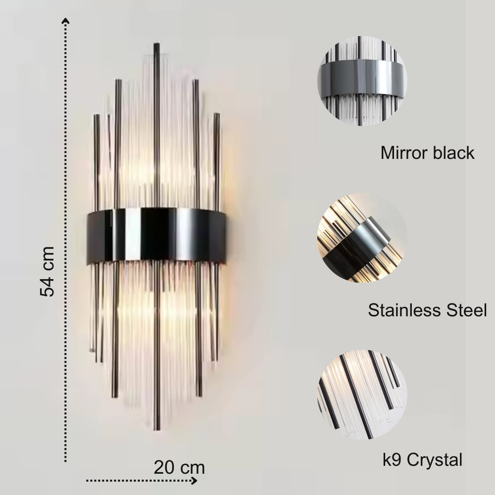 Crown-Luxe Wall Light