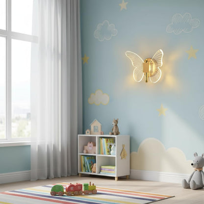 Glasswing Butterfly Wall Light