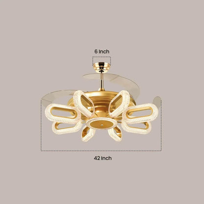 Vantelle Luxury Retractable Chandelier Fan