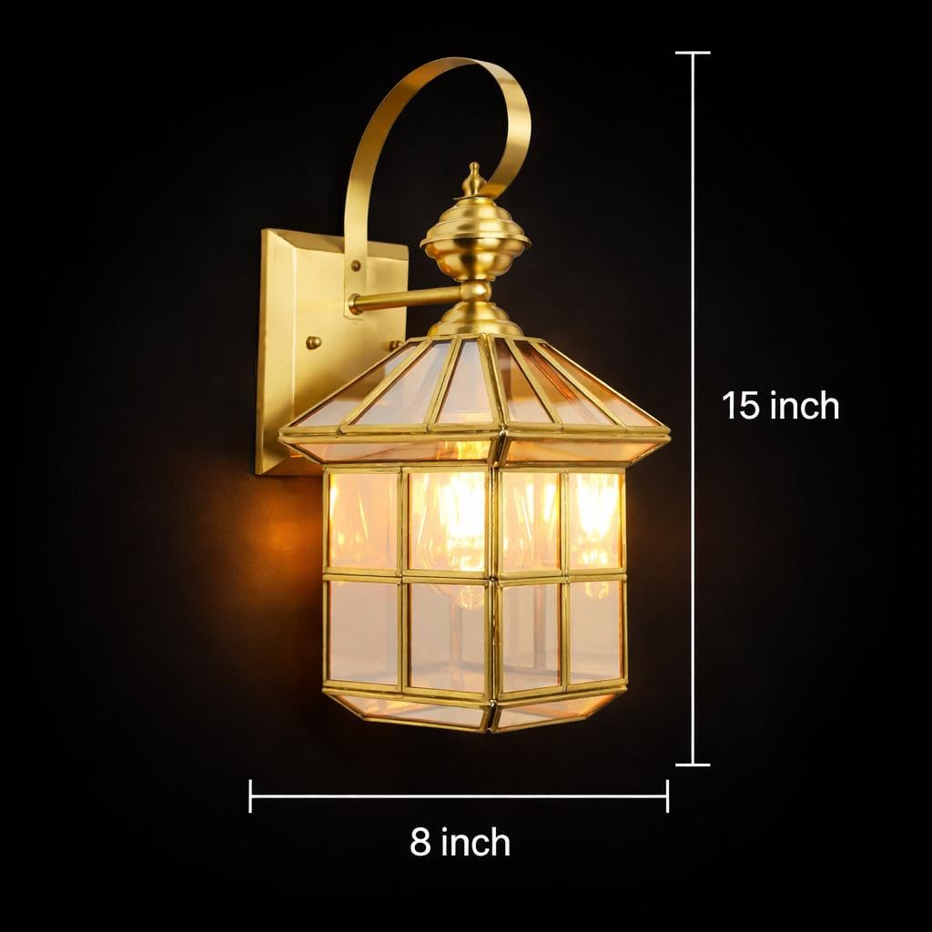 Golden Vintage Wall Light