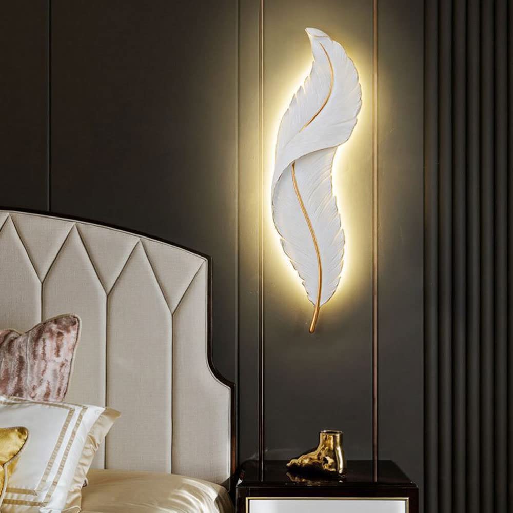 Modern Feather Design LED Wall Light