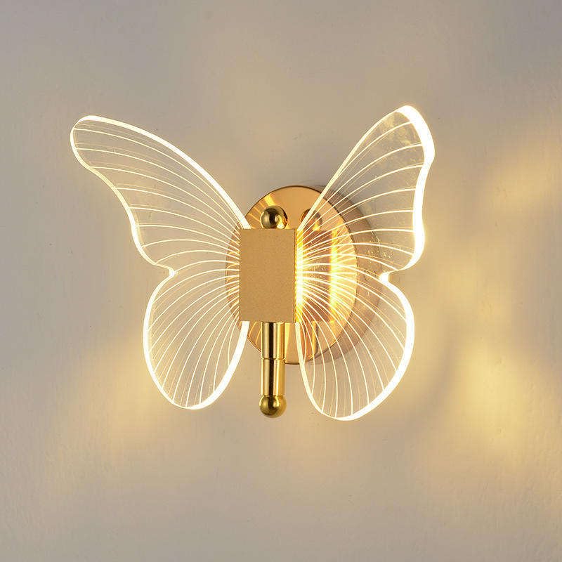 Glasswing Butterfly Wall Light