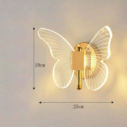 Glasswing Butterfly Wall Light
