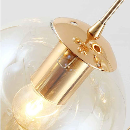 Modern Halo Drop Chandelier