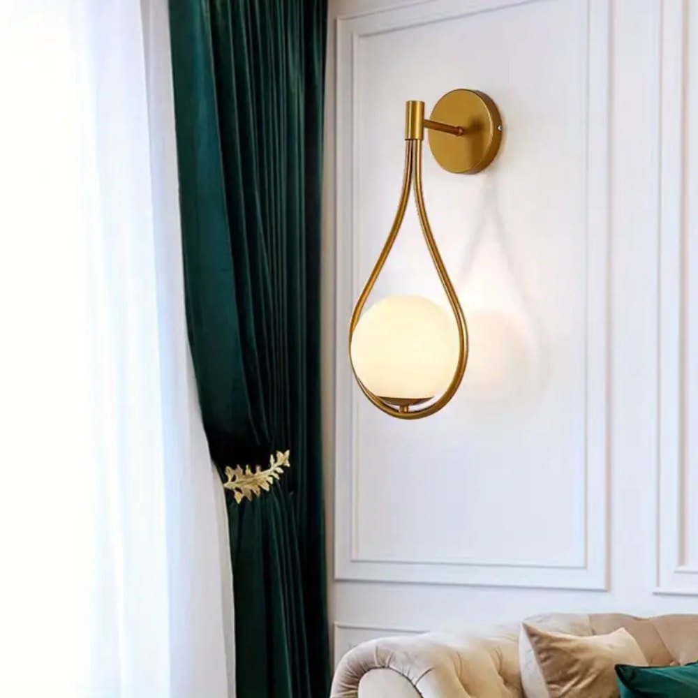 Tear Drop Glow Wall