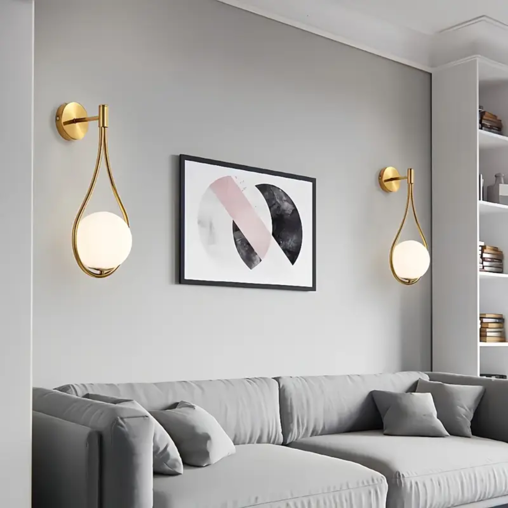 Tear Drop Glow Wall