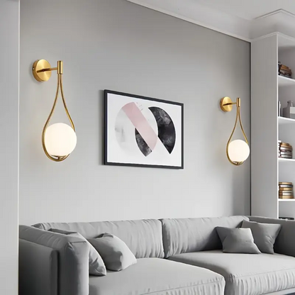 Tear Drop Glow Wall