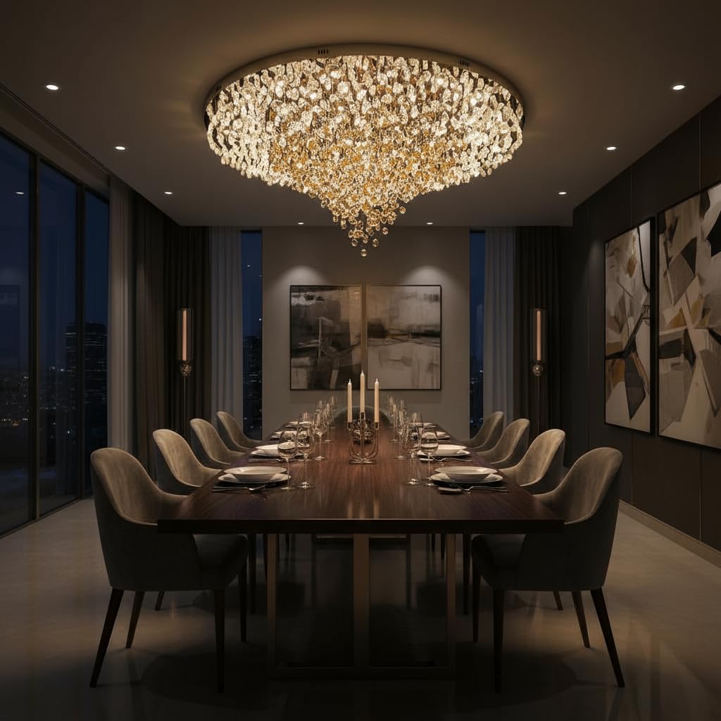Starfall Gemstone Chandelier