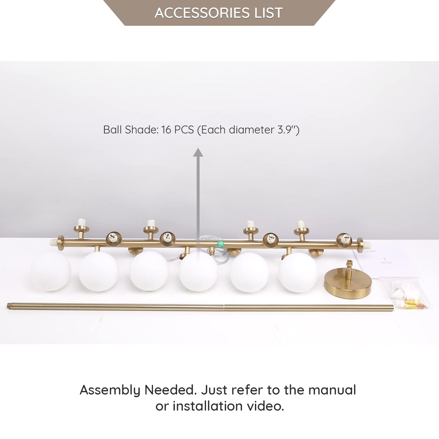 Modern Orbit Chandelier