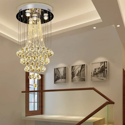 Modern Diamond Falls Chandelier