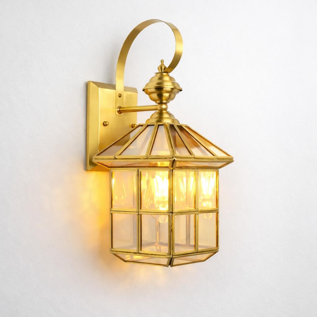 Golden Vintage Wall Light