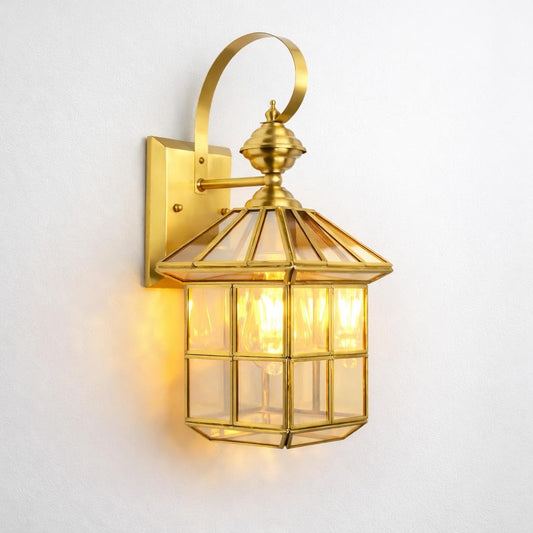 Golden Vintage Wall Light