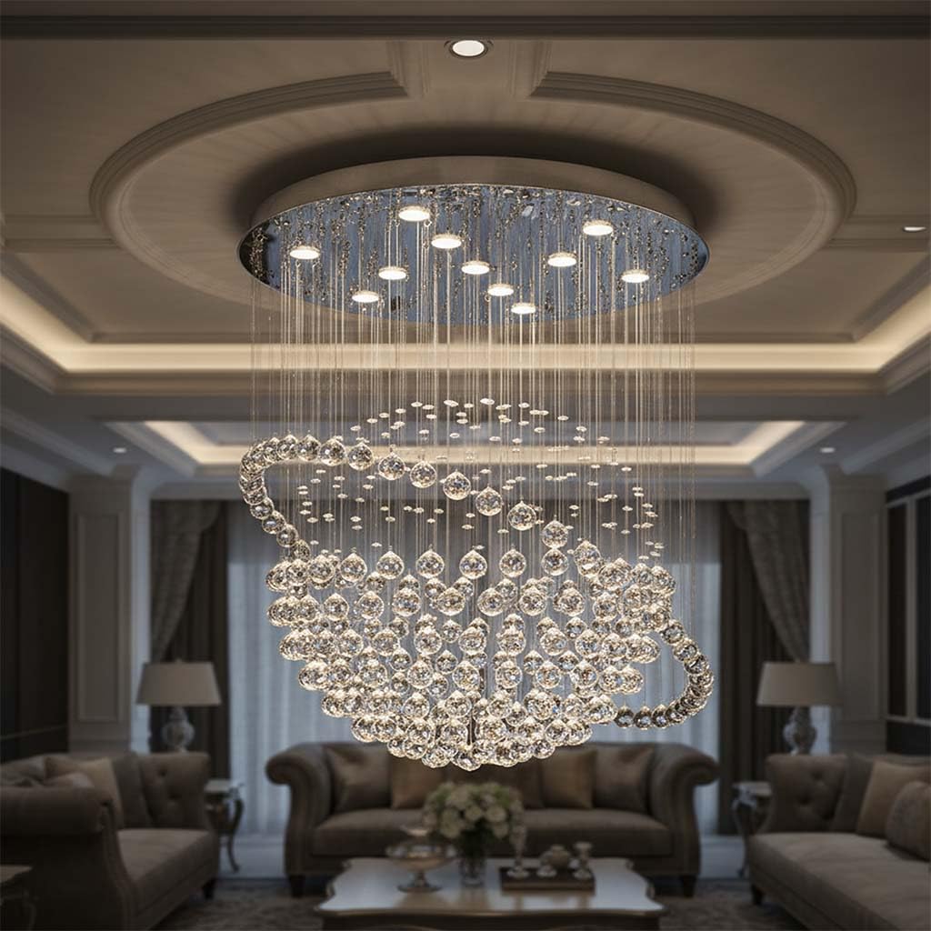 Crystal Galaxy Modern Crystal Chandelier