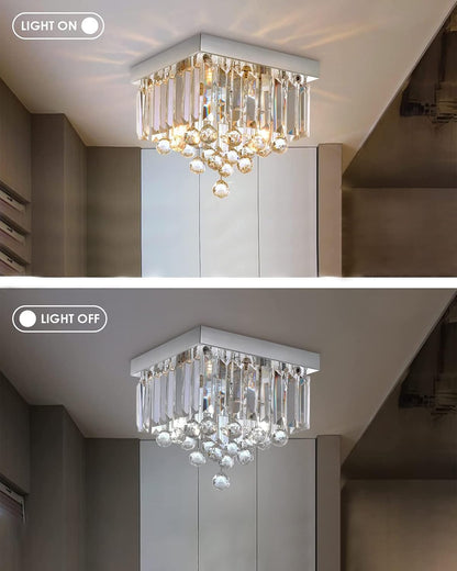 Sparkle Square Crystal Chandelier