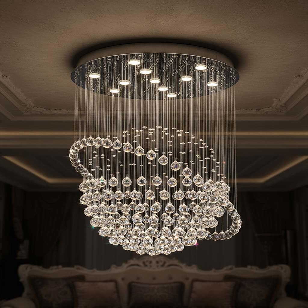 Crystal Galaxy Modern Crystal Chandelier
