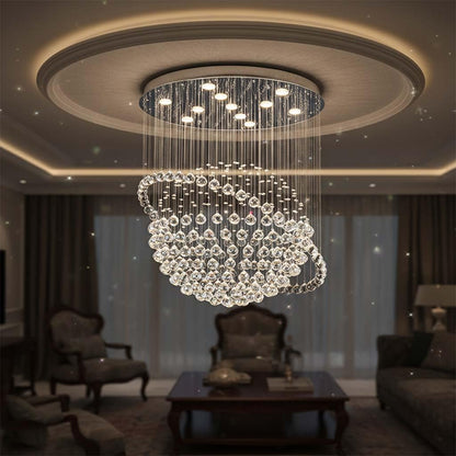 Crystal Galaxy Modern Crystal Chandelier