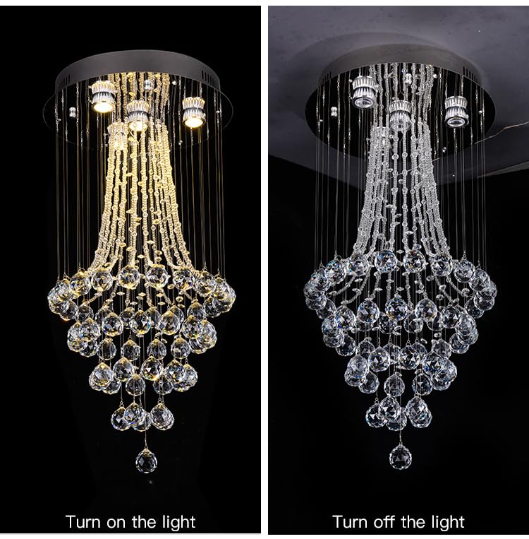 Modern Diamond Falls Chandelier