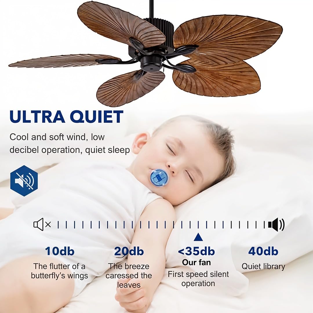 PalmAura Ceiling Fan