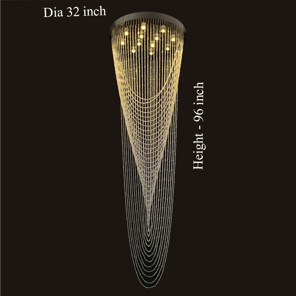 Crystal Imperial Glacé Crystal Chandelier