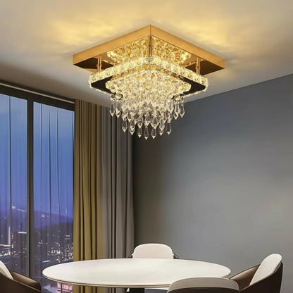 Chandelier Mirror Gold 