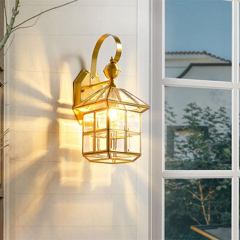 Golden Vintage Wall Light