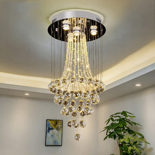 Modern Diamond Falls Chandelier