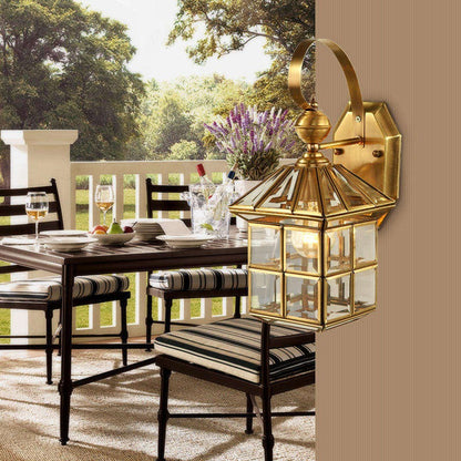 Golden Vintage Wall Light