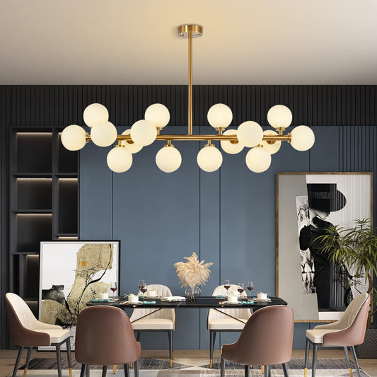 Modern Orbit Chandelier