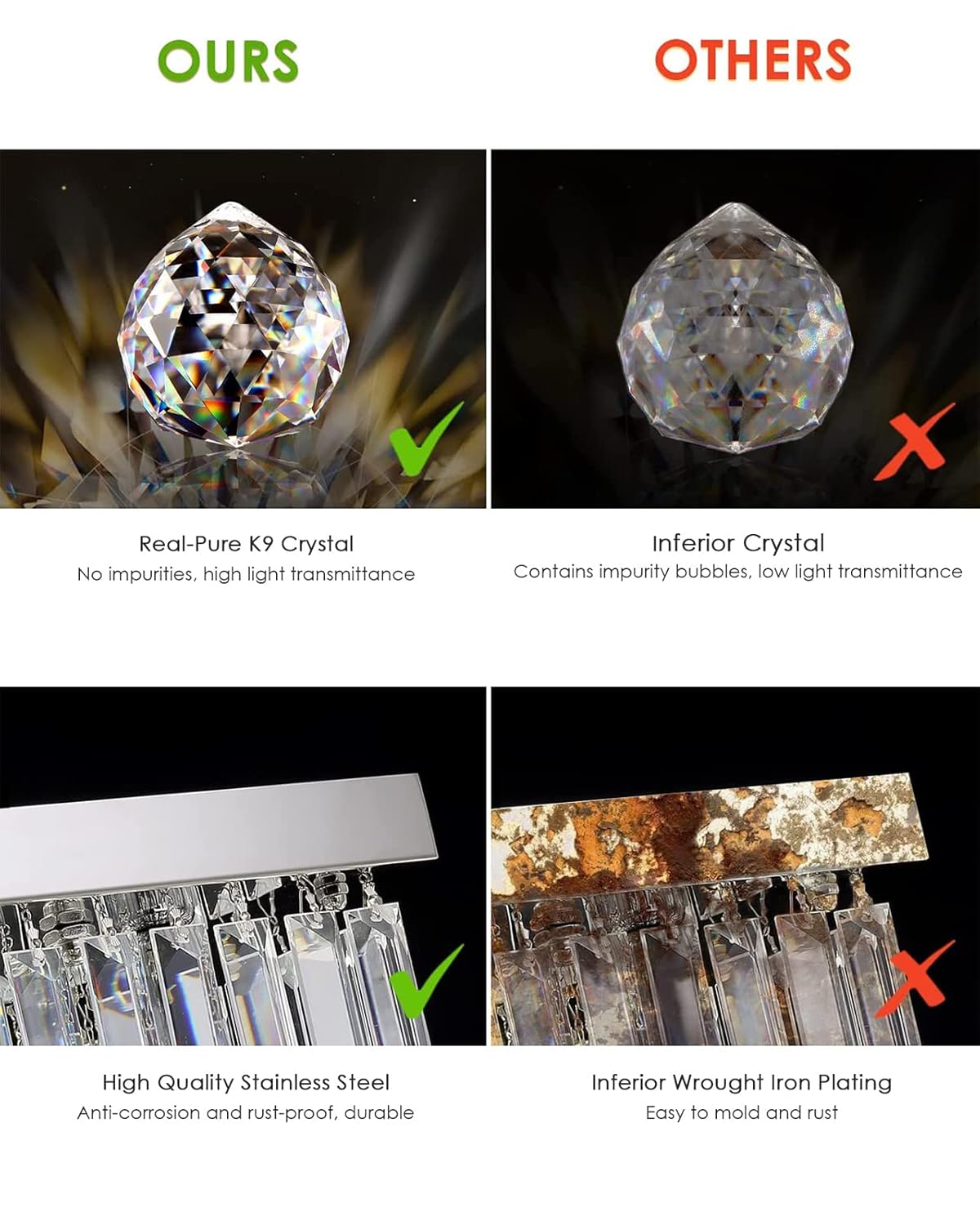 Sparkle Square Crystal Chandelier