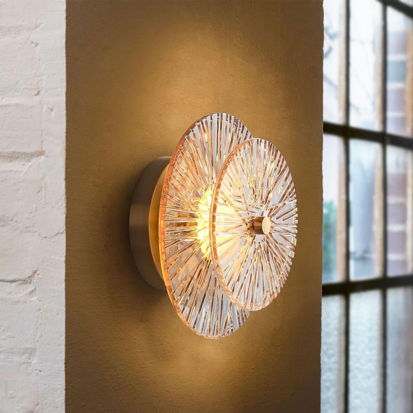 Solaris Glass Wall Light