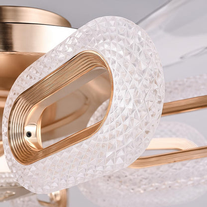 Vantelle Luxury Retractable Chandelier Fan