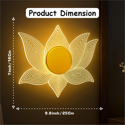 LotusGlow Wall Light