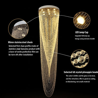 Crystal Imperial Glacé Crystal Chandelier