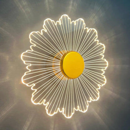 Sunflower wall Light