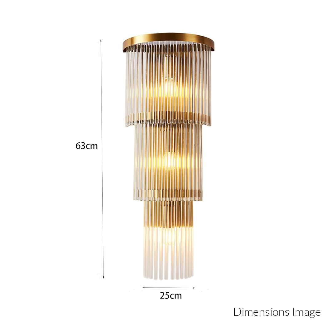 Golden Aura Luxury Wall Light