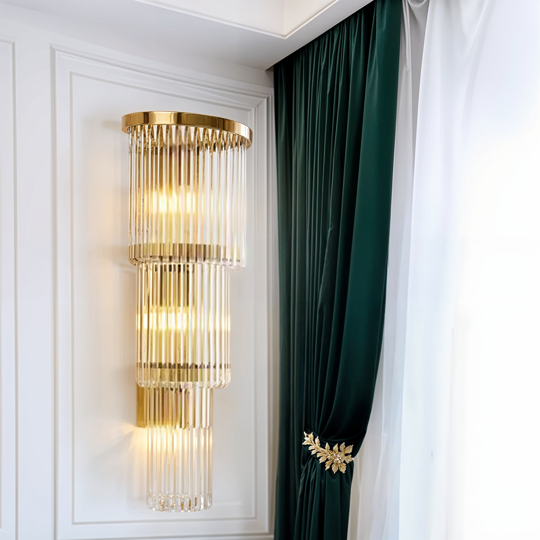 Golden Aura Luxury Wall Light